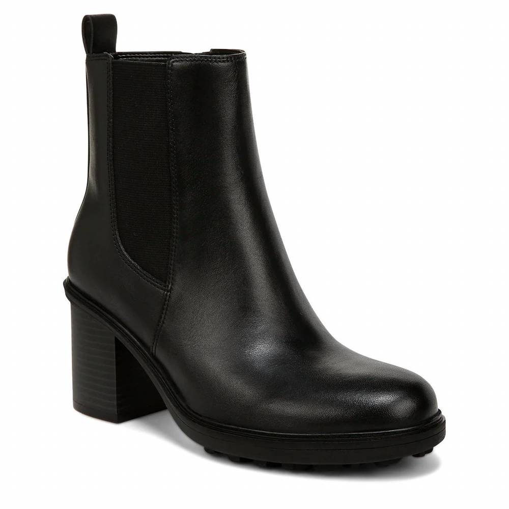 NEW VIONIC women's truckee heeled ankle boot in black